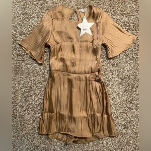 BNWT Shimmery Mocha Romper